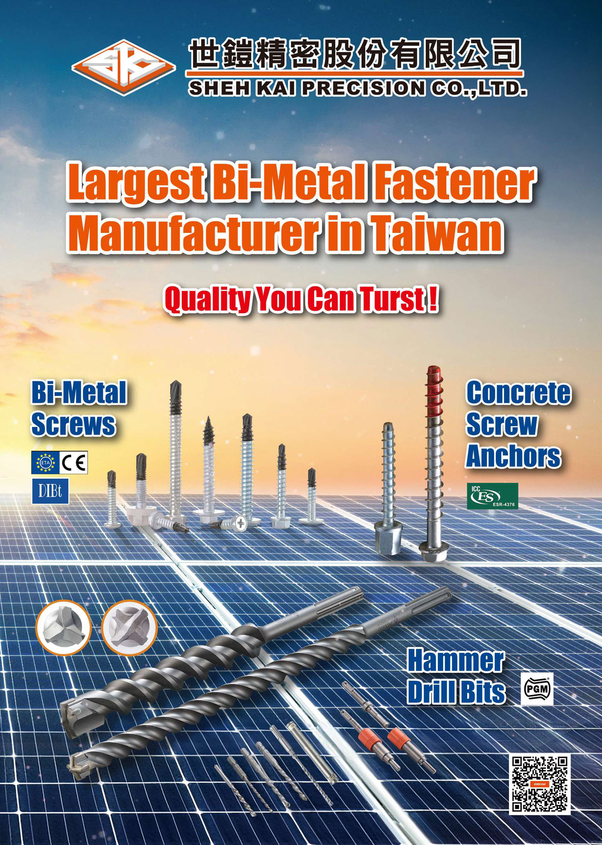 Taiwan International Fastener Show SHEH FUNG SCREWS CO., LTD.