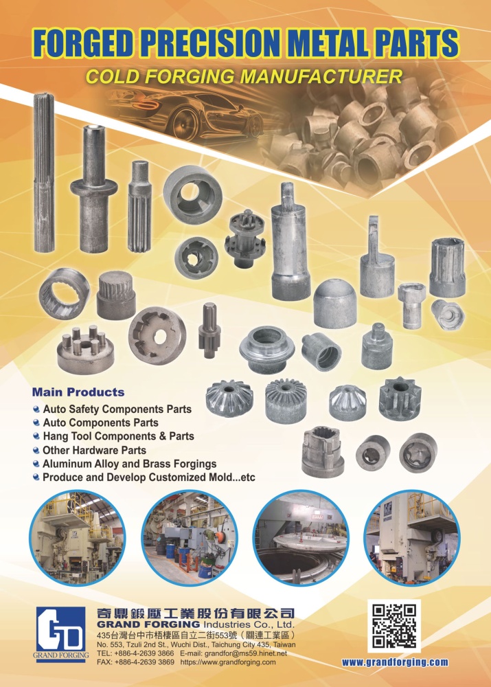 TTG-Taiwan Transportation Equipment Guide GRAND FORGING INDUSTRIES CO., LTD.