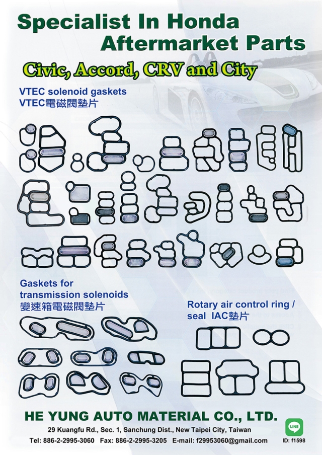 vtec solenold gaskets, gaskets solenoids rotary air control ring, seal