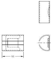 KNOB SPRING CLIP