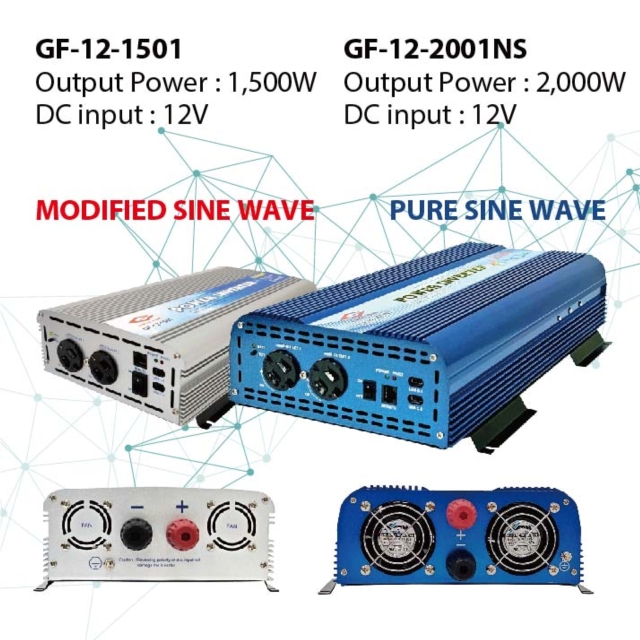 GFCI  1500W / 2000W Power Inverter