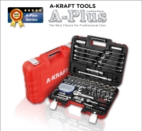 The A-Plus Series 102 PCS 1/4”+1/2”DR. Socket Set