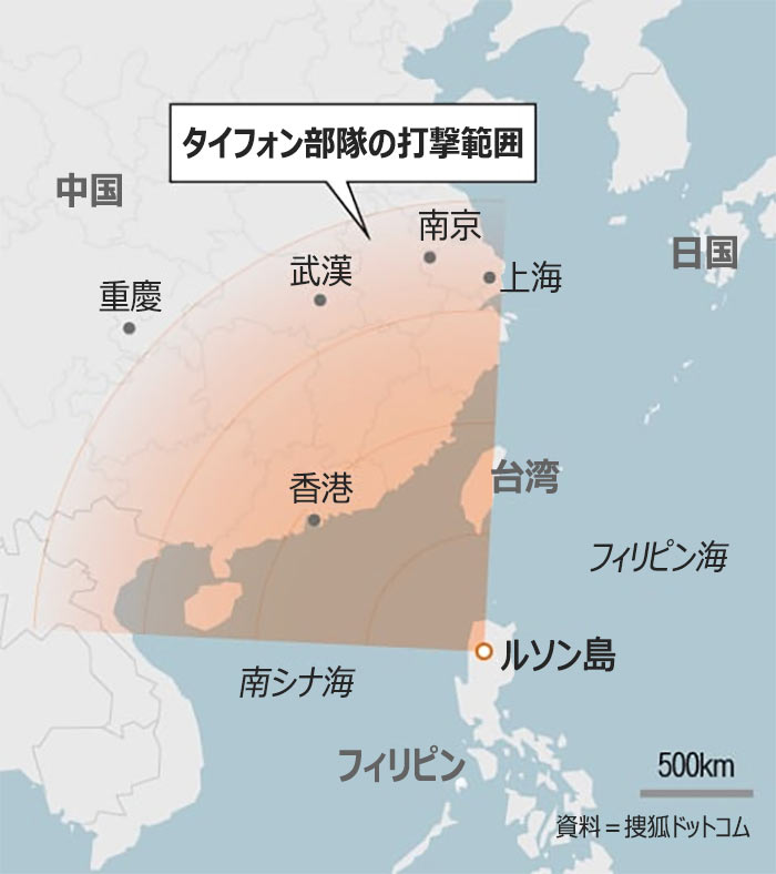 海上戦力7割・航空戦力5割が射程内…中距離ミサイルで中国を包囲する米国