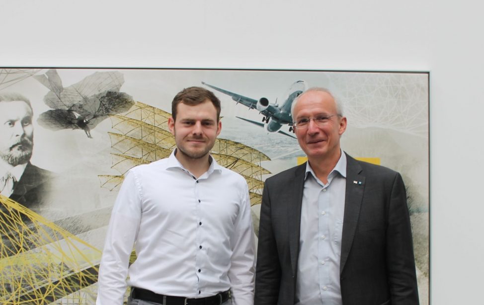 TIm Wittmann und Prof. Heinz Voggenreiter - TUM Mentoring Tandem