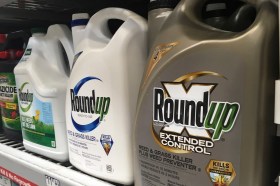 AP26176532713683 Containers of Roundup are displayed on a store shelf in San Francisco.