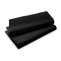 Sort Dunisilk borddug 138 x 220 cm