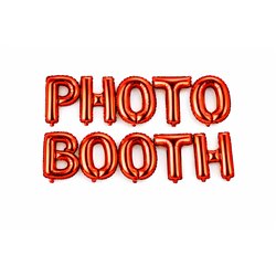 Folieballon Photo Booth Rød 35 cm – Perfekt til festens sjoveste fotohjørne