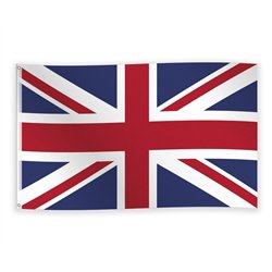 Union Jack Flag blå/hvid/rød polyester 150x90 cm