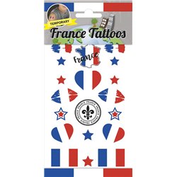 12 stk. Midlertidige Tatoveringer USA Stars & Stripes