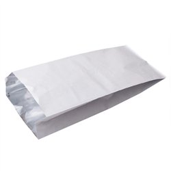 250 stk. Grillpose med aluminium Hvid