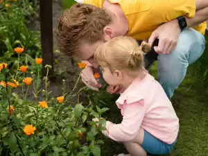 A.Vogel tuinen Samen genieten van de vele bloemen en kruiden. Foto: A.Vogel tuinen © In beeld met Floor