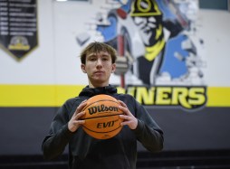DCC-L-JACKBRANDT Prospect Ridge Academy's Jack Brandt takes a second for a photo before his team's game on Tuesday (Brent W. New/BoCoPreps.com)