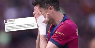 Barcelona confirmó la lesión que sufre Lewandowski: los partidos que se pierde en el tramo final de la temporada