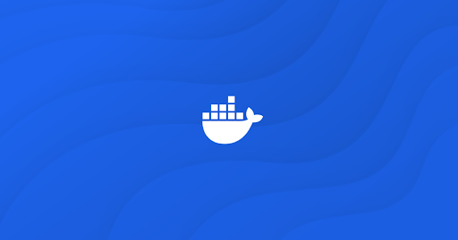 - banner docker logo blue wavy bkgd banner docker logo blue wavy bkgd