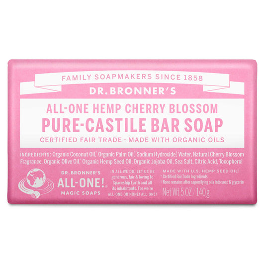 PURE-CASTILE BAR SOAP Cherry Blossom [5 oz]