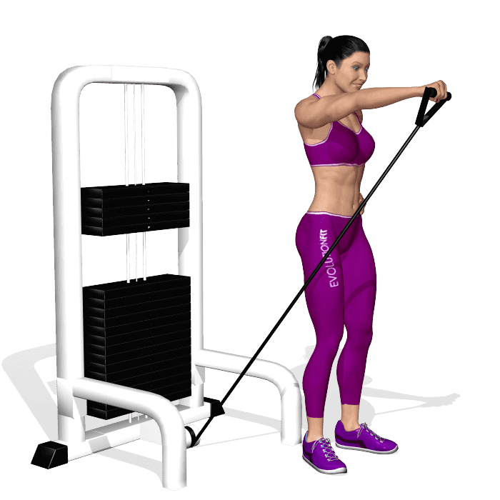 Esercizi-cavi-donna esercizi ai cavi