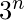 3^n
