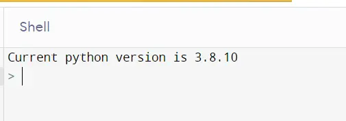 Check the Python Version using a Script