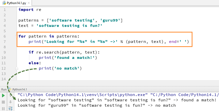 use search()