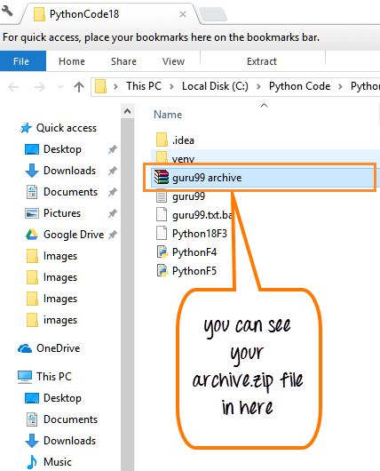 Python ZIP file