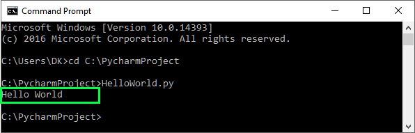Creating First Python Program