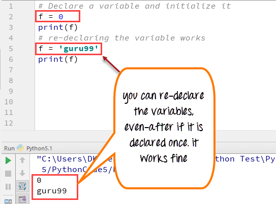 Re-declare a Variable