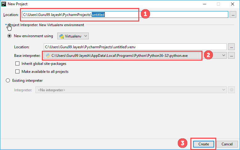 Creating First Python Program