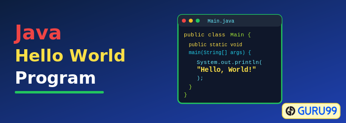 Java Hello World Program