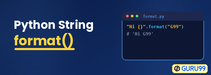 Python String format()