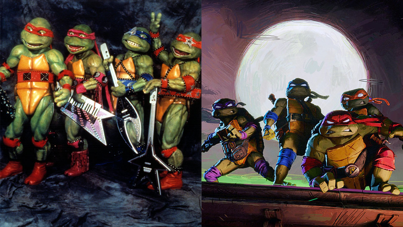 Teenage Mutant Ninja Turtles 1990 wand Teenage Mutant Ninja Turtles: Mutant Mayhem 2023