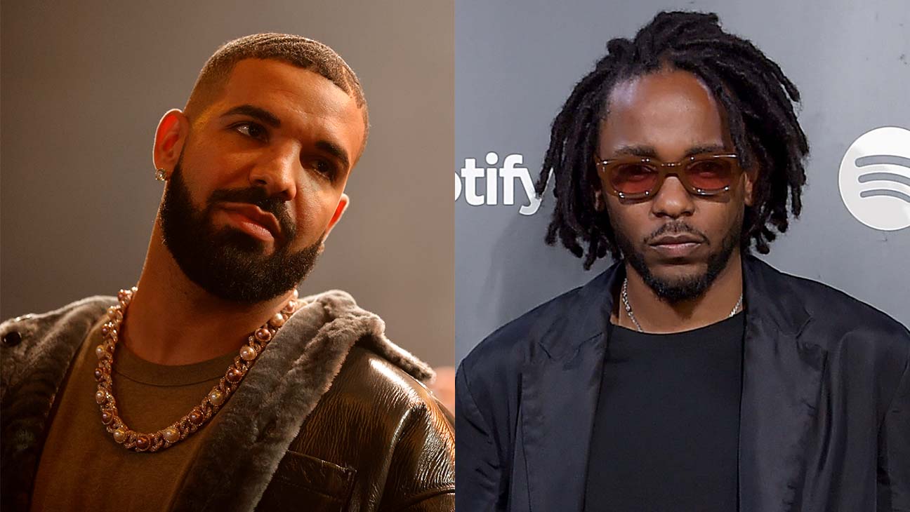 Drake (left) and Kendrick Lamar