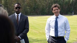 James Marsden and Sterling K. Brown as the President and his Secret Service Agent in 'Paradise'