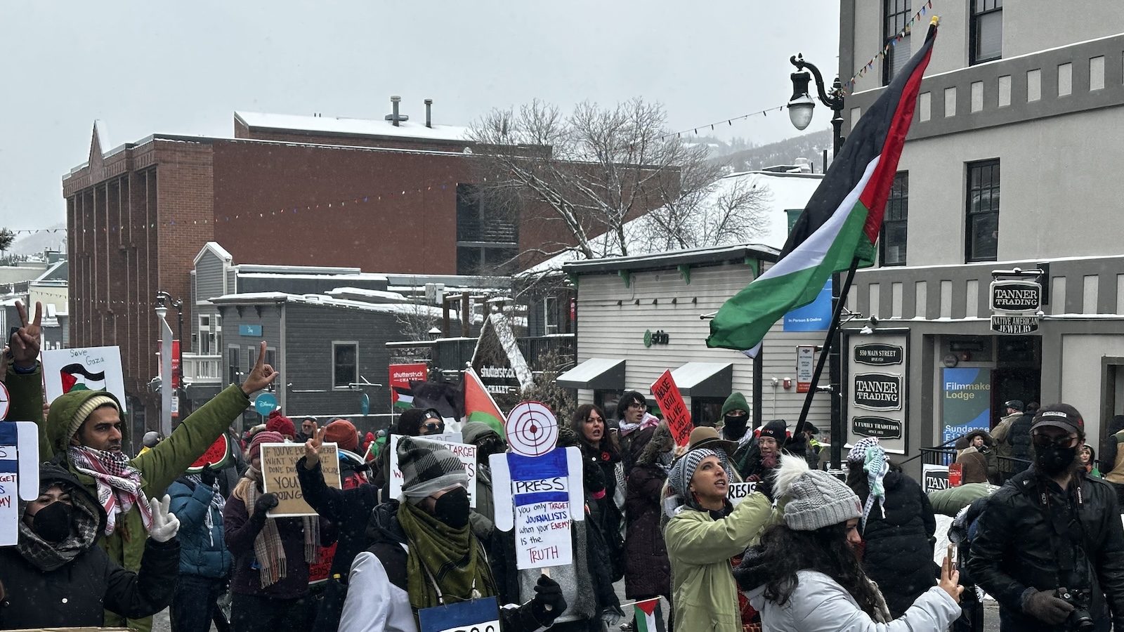 Palestine Protest Sundance 2025