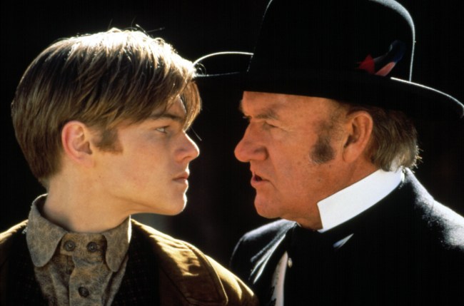 'THE QUICK AND THE DEAD,' Leonardo Di Caprio, Gene Hackman, 1995, (c) TriStar/courtesy Everett Collection