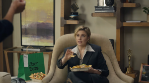 Greta Gerwig in Super Bowl ad