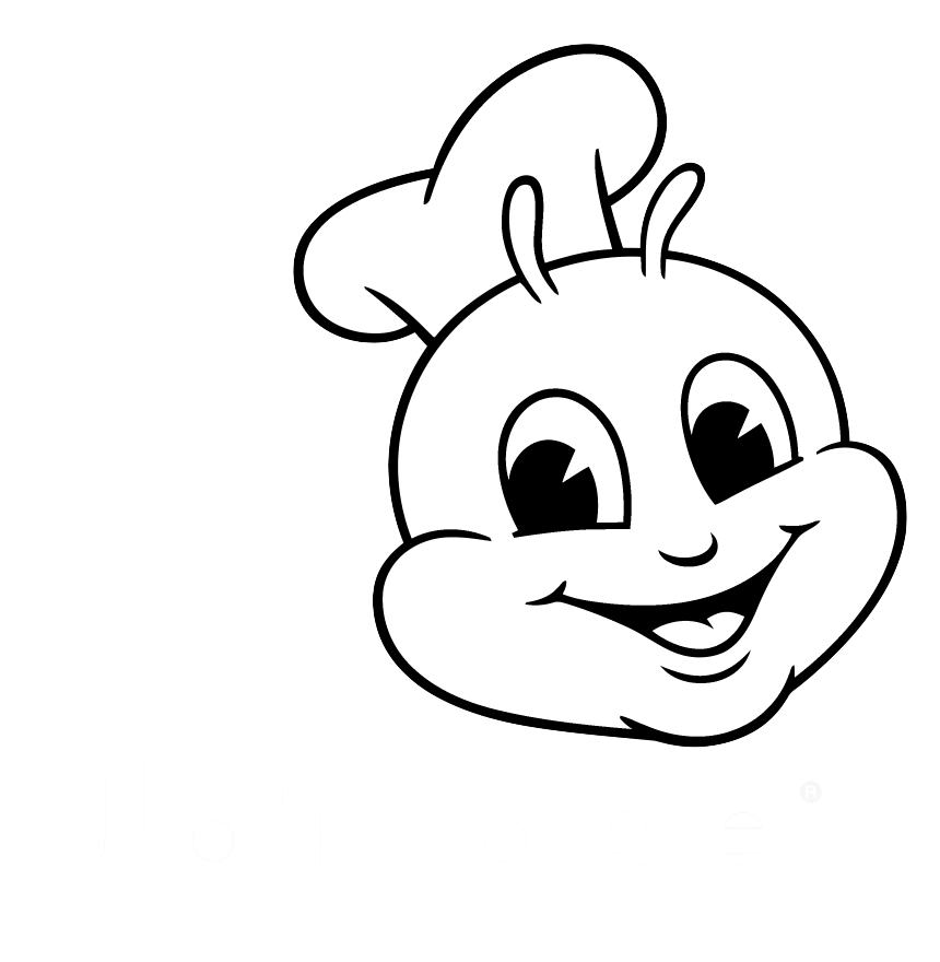 Jollibee white logo