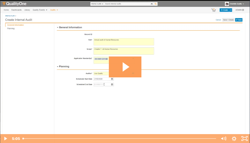 QualityOne Module Intro - Audits