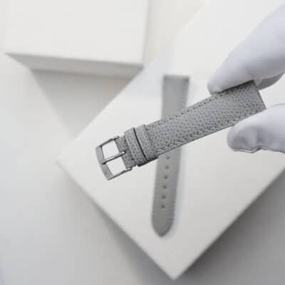 jean rousseau watch strap calf grey