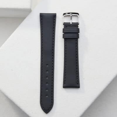 jean rousseau watch strap calf black