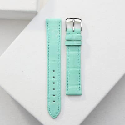 jean rousseau watch strap alligator blue