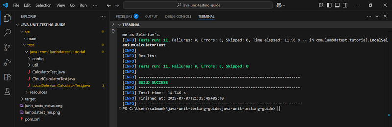 java unit testing tutorial