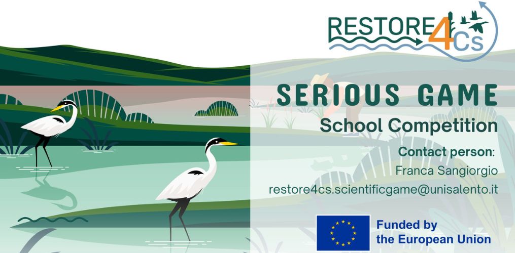 Project RESTORE4Cs launches a School Competition about Coastal Wetlands