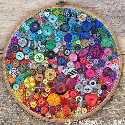 Button Art - A Year of Embroidery - One Button or Embroidery Stitch a Day for a Year - 365 Project Button Art - A Year of Embroidery - One Button or Embroidery Stitch a Day for a Year - 365 Project