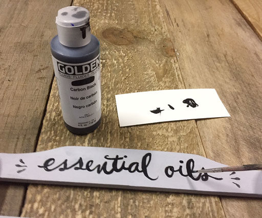 Essential Oil Display DIY Essential Oil Display DIY
