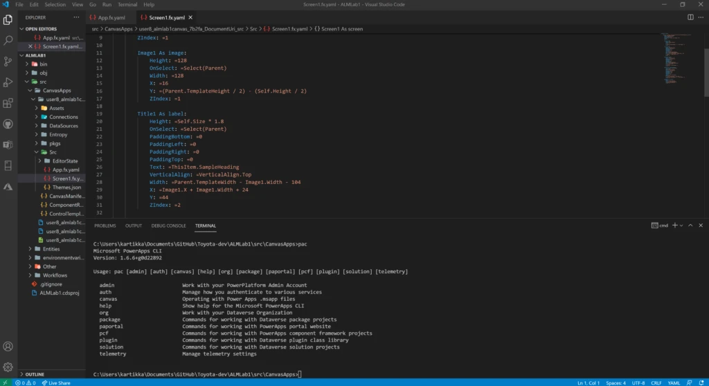 Power FX in VS code