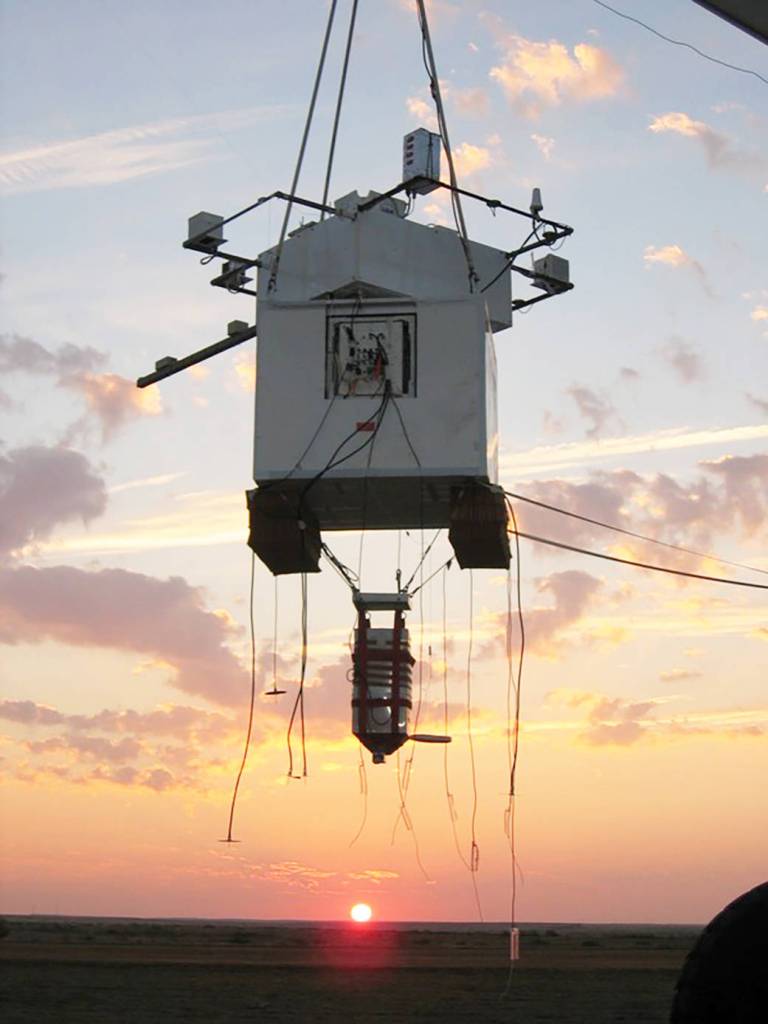 HASP flies once a year in September from NASA's Columbia Scientific Balloon Facility base in Fort Sumner, New Mexico.