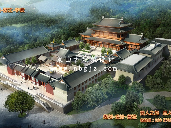 古建筑设计—江西广昌县慈生禅寺