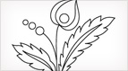 Folk Flowers Embroidery Pattern