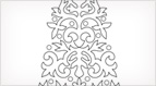 Christmas Tree - Tambour Embroidery Pattern