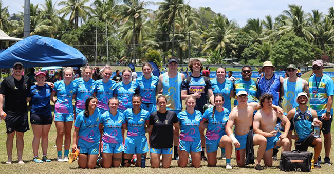 Seafarers rugby sevens players made the most of all opportunities when they competed in the Fijian Cup last month.